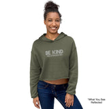 Be Kind Crop Hoodie