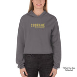 Courage Crop Hoodie