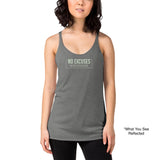 No Excuses Racerback Tank